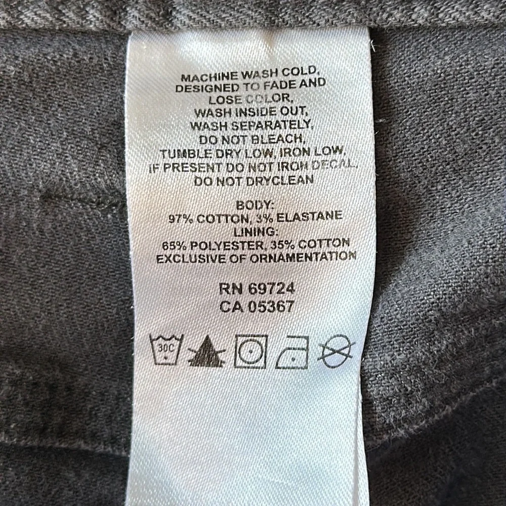 Men's Mountain Hardwear Straight‎ Leg Grey Denim Active Jeans Size 32X32